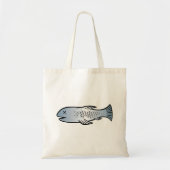 死んだ魚 トートバッグ (正面)