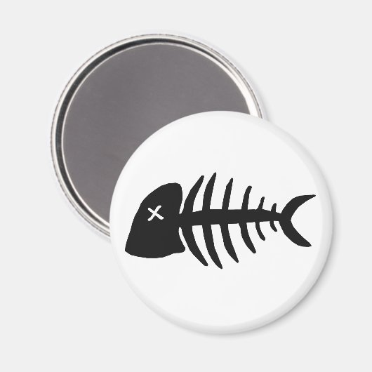 死んだ魚 マグネット (正面/裏面)
