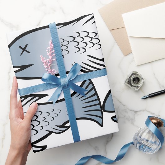 死んだ魚 ラッピングペーパー