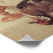 死んだ鳥とネズミの静物詩， 1712 ポスター (角)