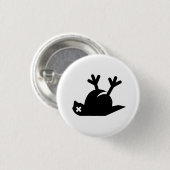 死んだ鳥のピクトグラムボタン 缶バッジ (正面&裏面)