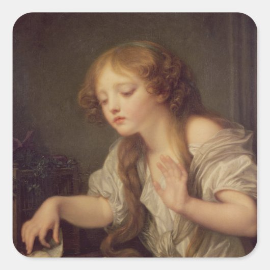 死んだ鳥 スクエアシール (正面)