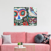 死んだ黒猫の日 キャンバスプリント (インサイチュ (リビング))