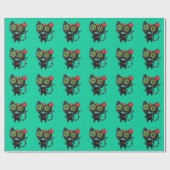 死んだ黒猫の日 ラッピングペーパー (フラット)