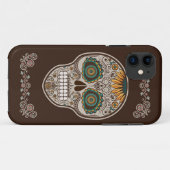 死んだiPhoneの例のヒマワリの砂糖のスカル日 Case-Mate iPhoneケース (裏面(横))