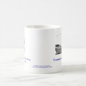 死んだLawyer™の交通機関Dept弁護士のコーヒー・マグ コーヒーマグカップ (中央)
