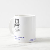 死んだLawyer™の人身傷害弁護士のコーヒー・マグ コーヒーマグカップ (正面左)