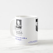 死んだLawyer™の刑事被告側弁護士のコーヒー・マグ コーヒーマグカップ (正面左)