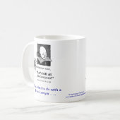死んだLawyer™の医療ミス弁護士のコーヒー・マグ コーヒーマグカップ (正面左)