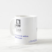 死んだLawyer™の建築弁護士のコーヒー・マグ コーヒーマグカップ (正面左)