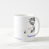 死んだLawyer™の法廷弁護士のコーヒー・マグ コーヒーマグカップ (正面右)