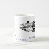 死んだLawyer™の自動車保険弁護士のコーヒー・マグ コーヒーマグカップ (中央)