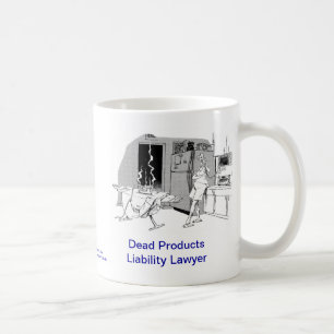 死んだLawyer™の製造物責任のコーヒー・マグ コーヒーマグカップ