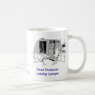 死んだLawyer™の製造物責任のコーヒー・マグ コーヒーマグカップ
