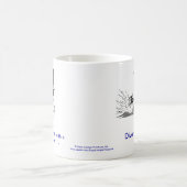 死んだLawyer™の離婚専門の弁護士のコーヒー・マグ コーヒーマグカップ (中央)