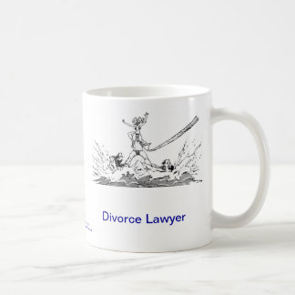 死んだLawyer™の離婚専門の弁護士のコーヒー・マグ コーヒーマグカップ