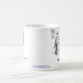 死んだLawyer™管理弁護士のコーヒー・マグ コーヒーマグカップ (中央)