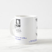 死んだLawyer™航空会社弁護士のコーヒー・マグ コーヒーマグカップ (正面左)