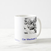 死んだLawyer™車整備士弁護士のコーヒー・マグ コーヒーマグカップ (正面右)