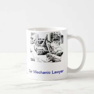 死んだLawyer™車整備士弁護士のコーヒー・マグ コーヒーマグカップ