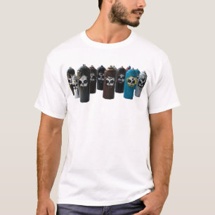 死んだSPRAYCANのワイシャツのZIMAD日 Tシャツ
