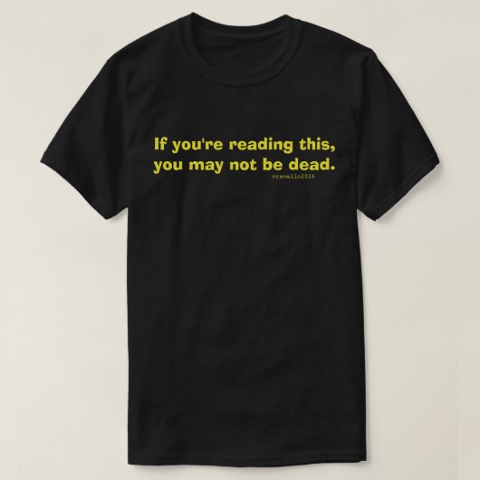 死んだTシャツ Tシャツ (デザイン正面)