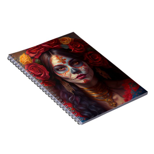 死んだV4の日 – 女性油ノートブ絵を描ック&ジョー ノートブック (右側)