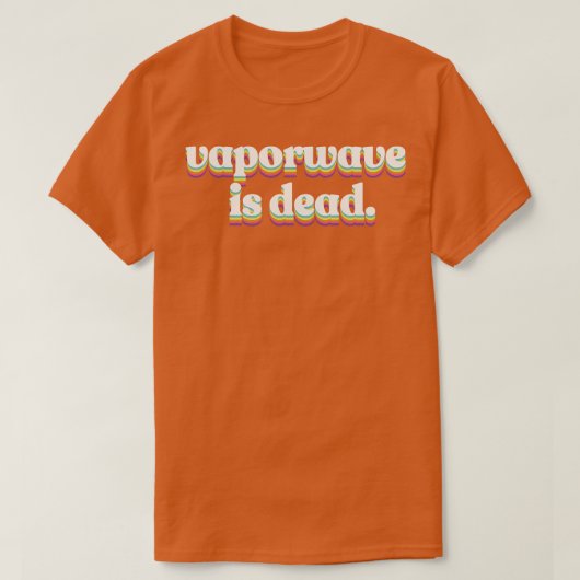 死んでいる Tシャツ (デザイン正面)