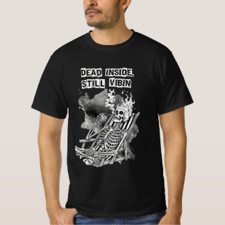 死んでるけどまだイケてるスケルトン -  ダークユーモア Tシャツ