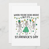 死んでるのにセントパトリックデー シーズンカード (正面/裏面)