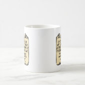 死んで借金 Funny Mug コーヒーマグカップ (中央)