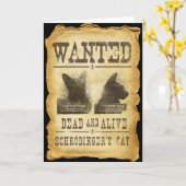 死んで生きて欲しかった。シュレディンガーの猫。 カード (黄色い花)