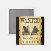 死んで生きて欲しかった。シュレディンガーの猫。 マグネット (正面/裏面)