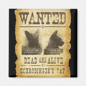 死んで生きて欲しかった。シュレディンガーの猫。 マグネット (正面)