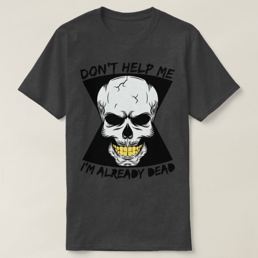 死ん救済だった Tシャツ (デザイン正面)