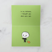 死ん考えだ カード (内部)