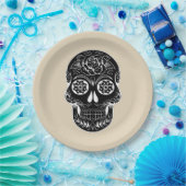 死カスタマイズんだスカルパーティープレート ペーパープレート (パーティー)