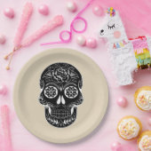 死カスタマイズんだスカルパーティープレート ペーパープレート (パーティー)