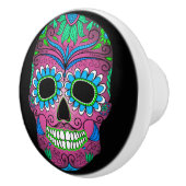 死カラフルんだ砂糖グランジスカル セラミックノブ (右)