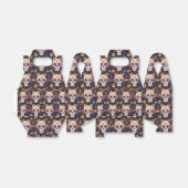 死カラフルんだ砂糖スカルの継ぎ目のないパットの日 フェイバーボックス (折り畳みなし)