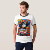 死カラフルんだ美しいT型 Tシャツ (正面フル)