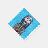 死カラフルんだ骸骨の幸せな日 スタンダードカクテルナプキン (角)