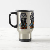 死カラフルんだ骸骨の幸せな日 トラベルマグ (左)