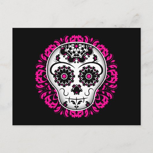 死ガーリーんだ砂糖スカル ポストカード (正面)