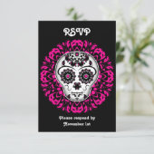 死ガーリーんだ砂糖スカルRSVPパーティーの日 出欠カード (スタンド正面)