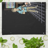 死タオルのきらめき キッチンタオル (折り畳み)
