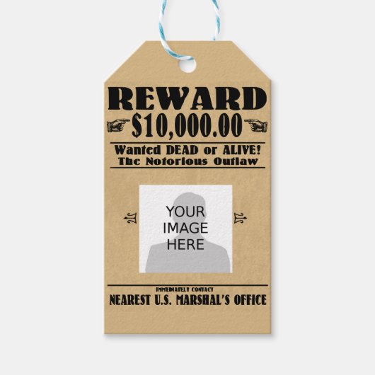 死パーソナライズされたぬか生きたか ギフトタグ (正面)