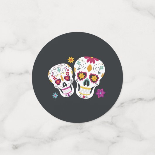 死パーソナライズされたんだテーマ誕生日パーティーの日 コンフェッティ (スモール正面)