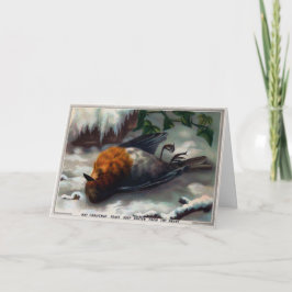 死ビクトリアン鳥クリスマスカード シーズンカード