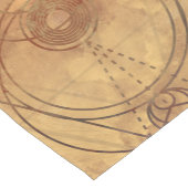 死ヘッドHawkmothの神聖な幾何学のデジタル芸術 ショートテーブルランナー (コーナー)